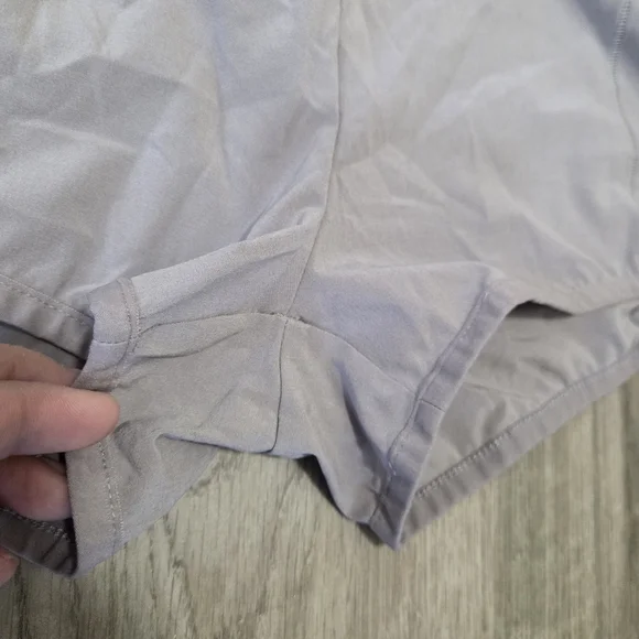 Alphalete Active Shorts Lightweight Athletic Gym Running Training Shorts Taupe - Picture 3 of 8